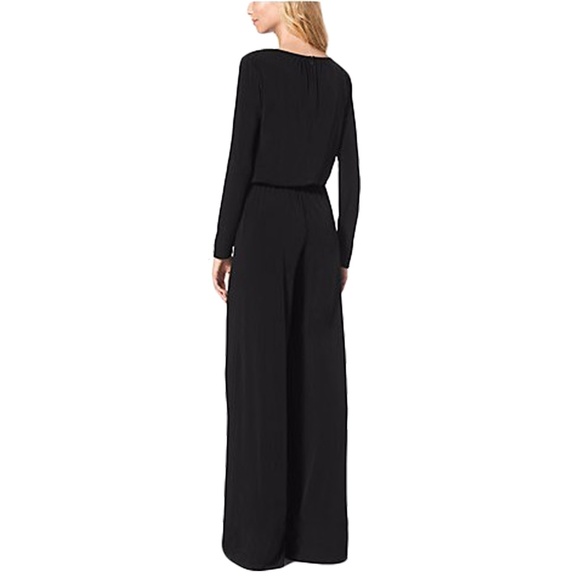 Michael Kors Chain-Neck-Matte Jersey Jumpsuit XS - Picture 2 of 7